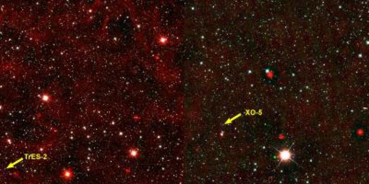 Astronomers from Jena University found a stardust belt around the stars TrES-2 in the Draco constellation and XO-5 in the Lynx constellation. (WISE Image Service) Astronomers from Jena University found a stardust belt around the stars TrES-2 in the Draco constellation and XO-5 in the Lynx constellation. (WISE Image Service)