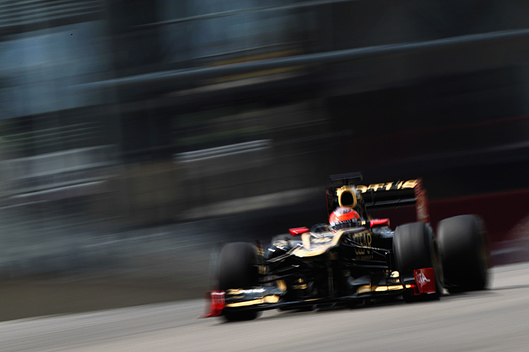 Formula 1 Teams Take Part In In-Season Testing Romain Grosjean of Lotus was quickest in Day Three of Formula One testing at the Mugello Circuit. (Andrew Hone/Getty Images)