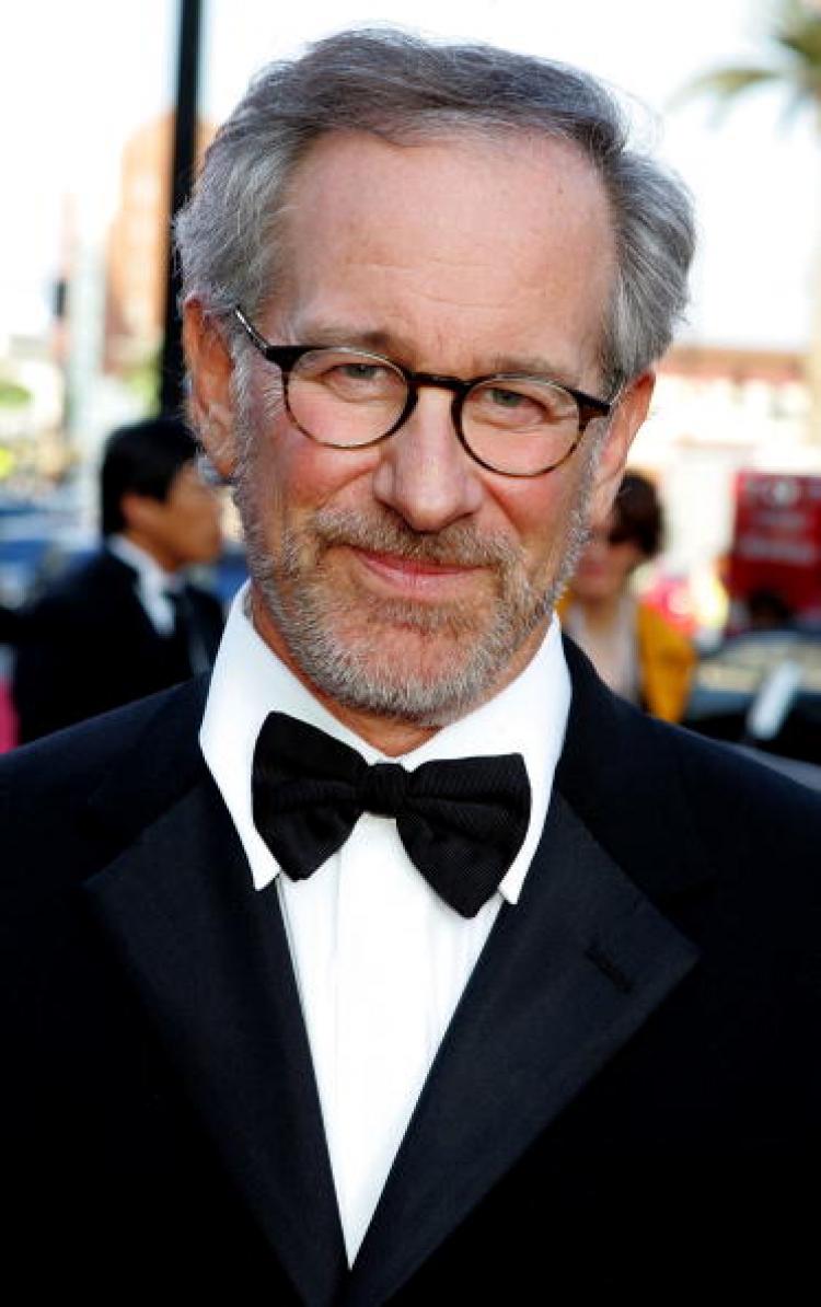 Director Steven Spielberg at the 33rd AFI Life Achievement Award tribute to George Lucas at the Kodak Theatre on June 9, 2005 in Hollywood, California. (Kevin Winter/Getty Images) Director Steven Spielberg at the 33rd AFI Life Achievement Award tribute to George Lucas at the Kodak Theatre on June 9, 2005 in Hollywood, California. (Kevin Winter/Getty Images)