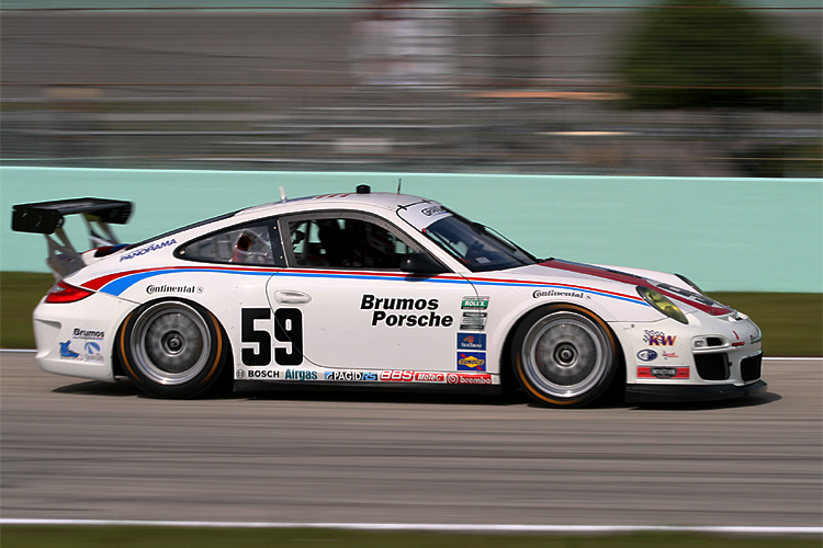 Longtime Porsche campaigners Brumos Racing has announced its driver line-up for the 2013 Grand Am Rolex 24 at Daytona: Andrew Davis, Leh Keen, Marc Lieb, and Bryan Sellers will pilot the Brumos 997 GT3. (Chris Jasurek/The Epoch Times)