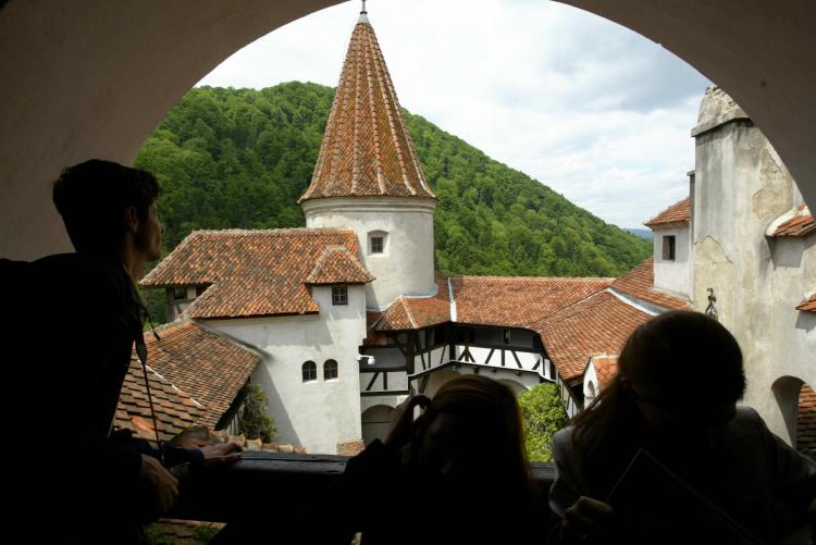 Tourists poking around the dark corners of the not-so-scary Bran Castle, known as 'Dracula's Castle', less than 200km from Bucharest, Romania. (Daniel Mihailescu/Getty Images) Tourists poking around the dark corners of the not-so-scary Bran Castle, known as 'Dracula's Castle', less than 200km from Bucharest, Romania. (Daniel Mihailescu/Getty Images)