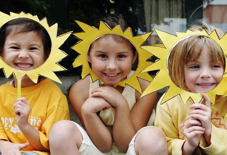 A school promotion of solar energy in Australia. Green expo organiser Anthony Doran says Australians are now interested in being green. (Gaye Gerard/Getty Images) A school promotion of solar energy in Australia. Green expo organiser Anthony Doran says Australians are now interested in being green. (Gaye Gerard/Getty Images)