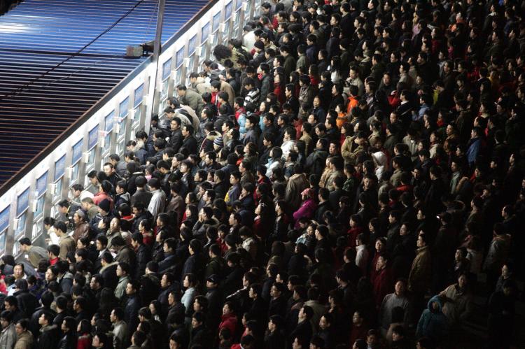 The Lunar New Year travel rush, the world's largest annual mass migration, strains the country's transport system to breaking point. (AFP/Getty Images) The Lunar New Year travel rush, the world's largest annual mass migration, strains the country's transport system to breaking point. (AFP/Getty Images)
