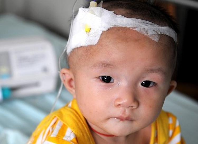 A hospitalized child. (Getty Images)