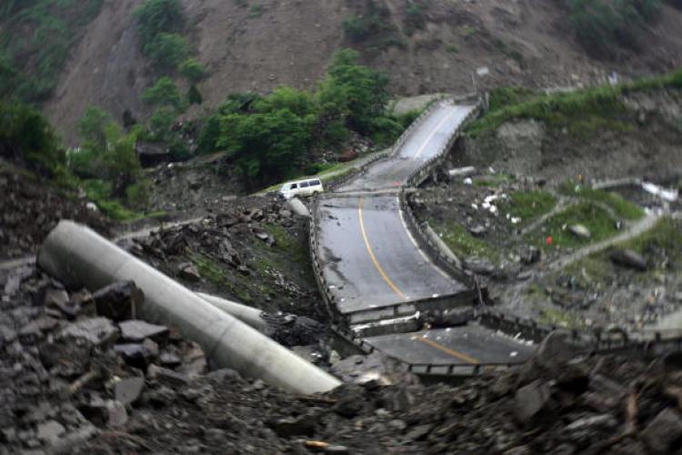 Earthquake aftermath in Wenchuan County of Sichuan Province, China. (China Photos/Getty Images) Earthquake aftermath in Wenchuan County of Sichuan Province, China. (China Photos/Getty Images)
