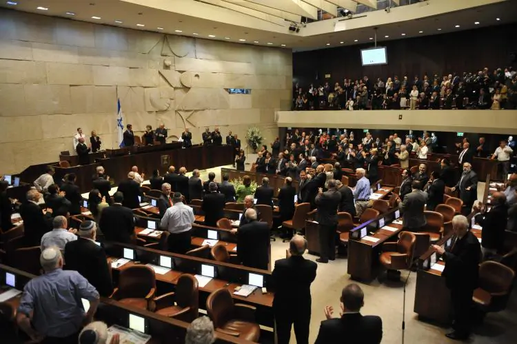The Israeli Knesset in session. (Eric Feferberg/AFP/Getty Images)