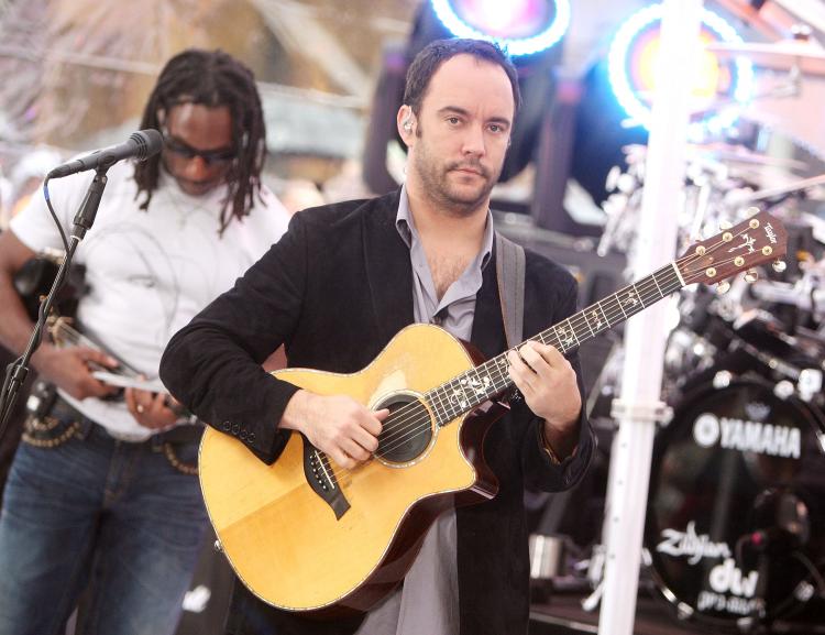 Singer/musician Dave Matthews performs on NBC's 'Today' at Rockefeller Center on June 5, 2009 in New York, New York. (Stephen Lovekin/Getty Images) Singer/musician Dave Matthews performs on NBC's 'Today' at Rockefeller Center on June 5, 2009 in New York, New York. (Stephen Lovekin/Getty Images)
