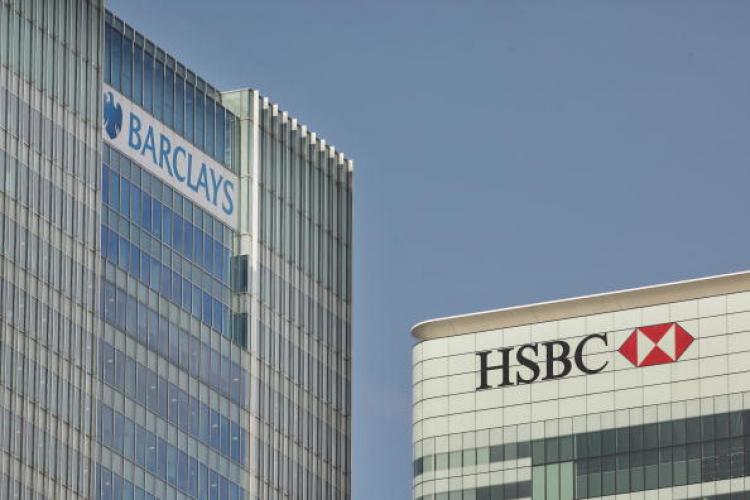 The HSBC and Barclays bank headquarters in London, England. (Peter Macdiarmid/Getty Images) The HSBC and Barclays bank headquarters in London, England. (Peter Macdiarmid/Getty Images)