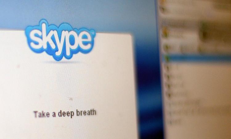 In this photo illustration, the Skype internet phone program is seen September 1, 2009 in New York City. (Photo Illustration by Mario Tama/Getty Images) In this photo illustration, the Skype internet phone program is seen September 1, 2009 in New York City. (Photo Illustration by Mario Tama/Getty Images)