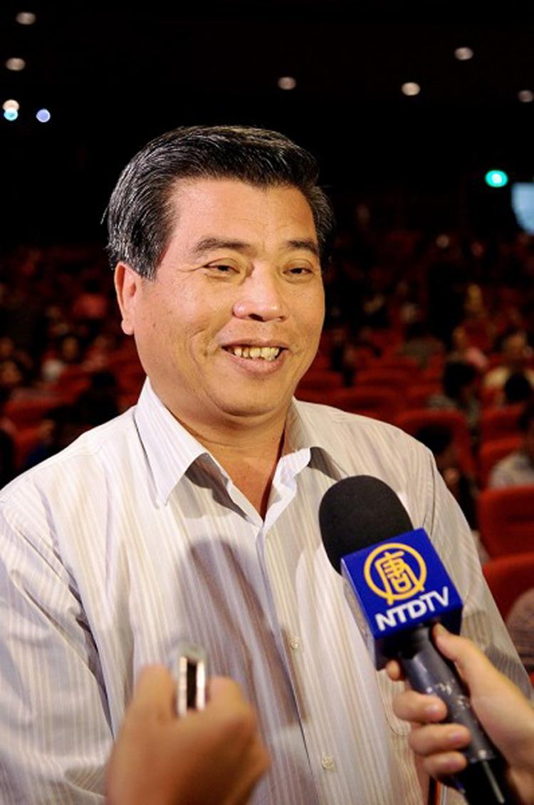 Mr. Song Kongkai, director-general of Pingtung County Police Bureau, said, 'As police are often too uncompromising, we should learn something from Shen Yun.' (Li Yuan/ The Epoch Times) Mr. Song Kongkai, director-general of Pingtung County Police Bureau, said, 'As police are often too uncompromising, we should learn something from Shen Yun.' (Li Yuan/ The Epoch Times)
