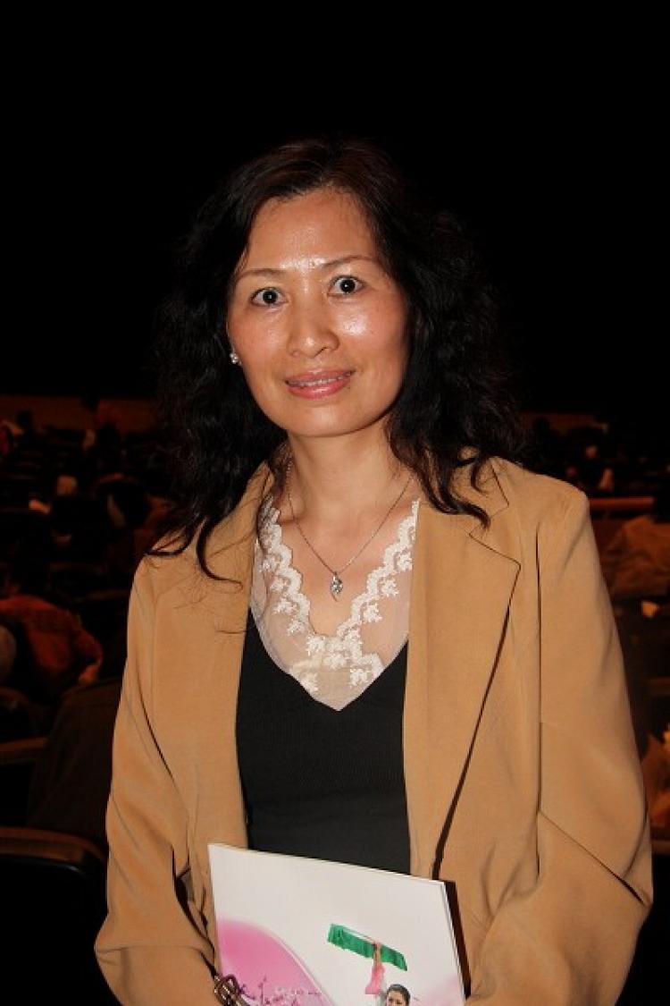 Ms. Liang, owner of a famous garden restaurant in Hsinchu. (Li Yuan/The Epoch Times) Ms. Liang, owner of a famous garden restaurant in Hsinchu. (Li Yuan/The Epoch Times)