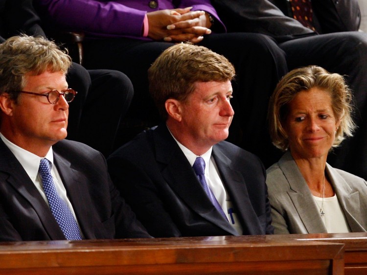The children of the late Sen. Ted Kennedy (D-MA), (L-R) Teddy Kennedy Jr., Rep. Patrick Kennedy (D-RI) and Kara Kennedy, listen as U.S. President Barack Obama addresses a joint session of the U.S. Congress, at the U.S. Capitol, Sept. 9, 2009. (Alex Wong/Getty Images) The children of the late Sen. Ted Kennedy (D-MA), (L-R) Teddy Kennedy Jr., Rep. Patrick Kennedy (D-RI) and Kara Kennedy, listen as U.S. President Barack Obama addresses a joint session of the U.S. Congress, at the U.S. Capitol, Sept. 9, 2009. (Alex Wong/Getty Images)