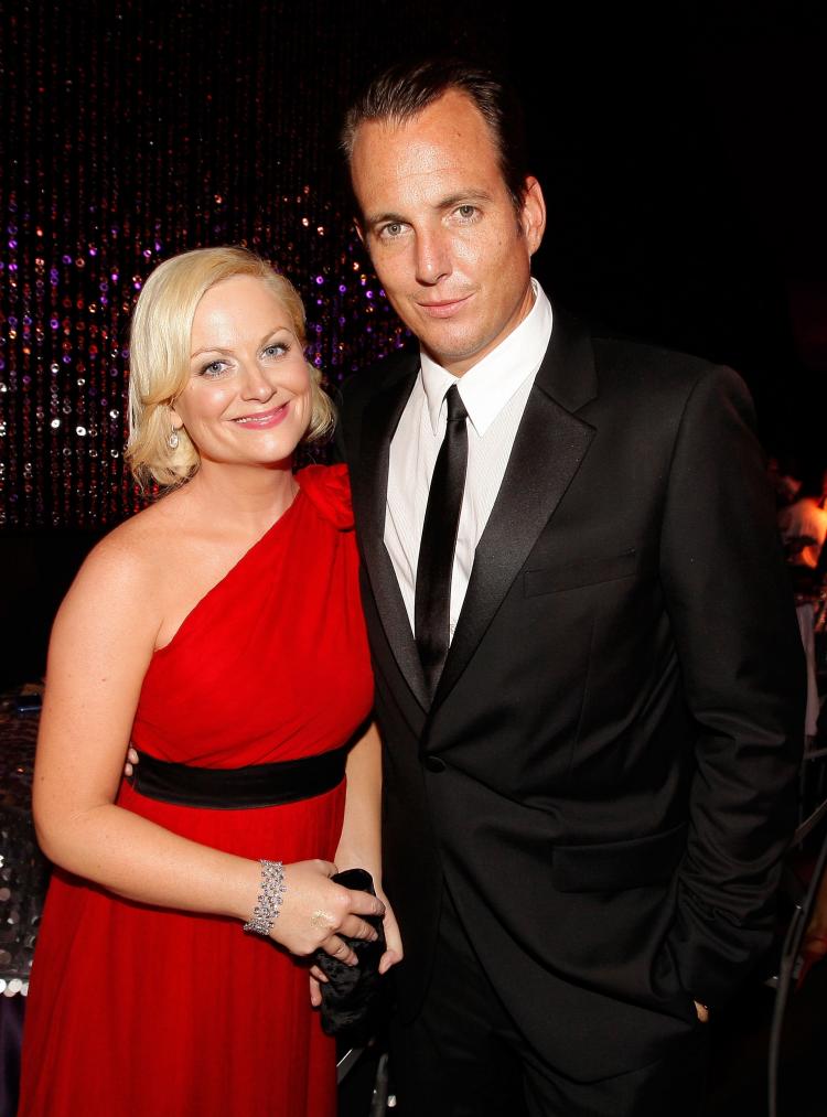 Actress Amy Poehler (L) and husband actor Will Arnett had their second son last Friday. (Christopher Polk/Getty Images for NBC Universal) Actress Amy Poehler (L) and husband actor Will Arnett had their second son last Friday. (Christopher Polk/Getty Images for NBC Universal)
