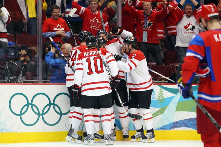 Canada Knocks Russians Out Of Olympics With 7-3 Rout