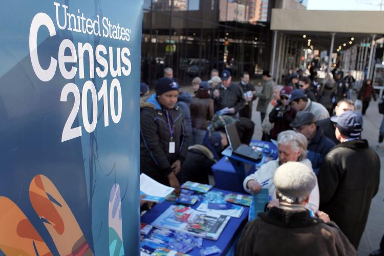 The Census Bureau released figures for 2009 and found the total federal spending last year reached $3.2 trillion, which is the equivalent to $10,548 per person living in the United States. (Spencer Platt/Getty Images)