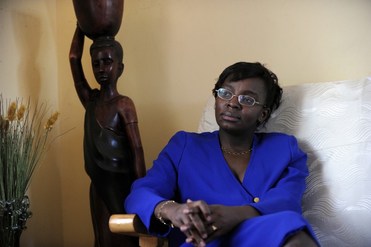 Rwandan United Democratic Forces Chairperson Victoire Ingabire Umuhoza poses at her home, on April 07, 2010 in Kigali in Rwanda. (Bertrand Guay/AFP/Getty Images) Rwandan United Democratic Forces Chairperson Victoire Ingabire Umuhoza poses at her home, on April 07, 2010 in Kigali in Rwanda. (Bertrand Guay/AFP/Getty Images)