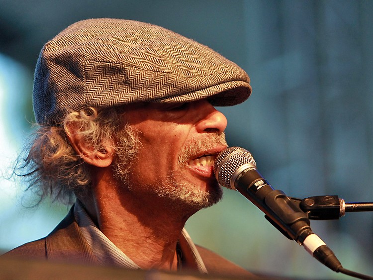 SANG THE TRUTH: Musician and poet Gil Scott-Heron died last week at age 62. In this file photo he performs during the Coachella Valley Music & Arts Festival 2010 held at the Empire Polo Club on April 16, 2010, in Indio, Calif.  (Anna Webber/Getty Images)