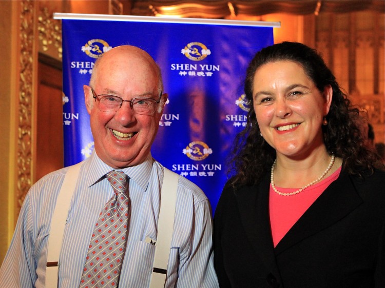 A51G6611 Douglas Heywood and Alexandra Cameron attend Shen Yun