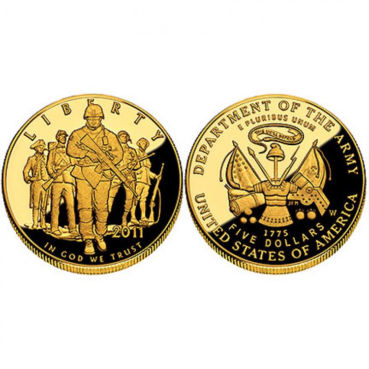 Army Commemorative Coins Honor Soldiers (Photo)