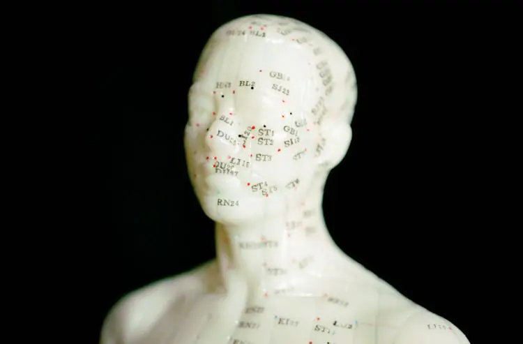 A model used for the study of acupuncture points. (Photos.com)