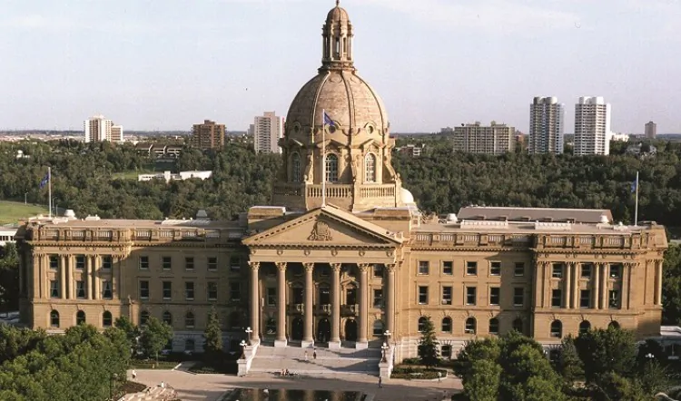 The Alberta legislature in Edmonton, in a file photo. (Courtesy of Assembly of Alberta)