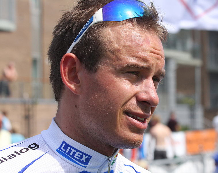 AlexanderKristoffWiki Katusha rider Alexander Kristoff sprinted to his first international victory in Stage 3a of the Driedaagse De Panne. (Wikimedia)