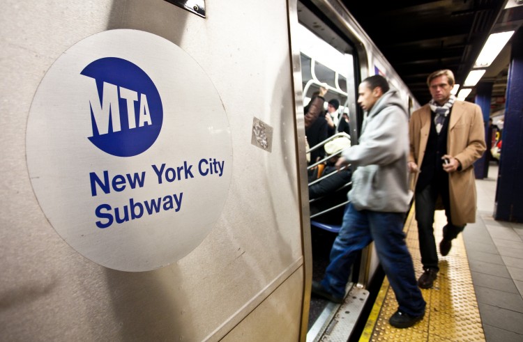 MTA delays subway The MTA logo on a subway car. Almost 3,000 preventable delays occurred on subway lines in 2011 a new report found. (Amal Chen/The Epoch Times)