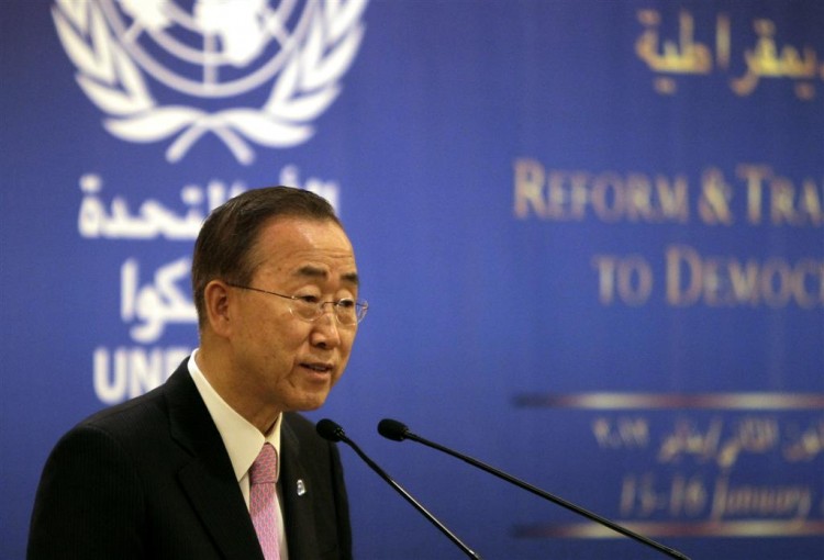 United Nations secretary general Ban Ki-moon