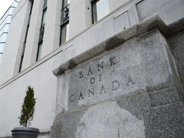 The Bank of Canada in Ottawa in a file photo. (Matthew Little/The Epoch Times)