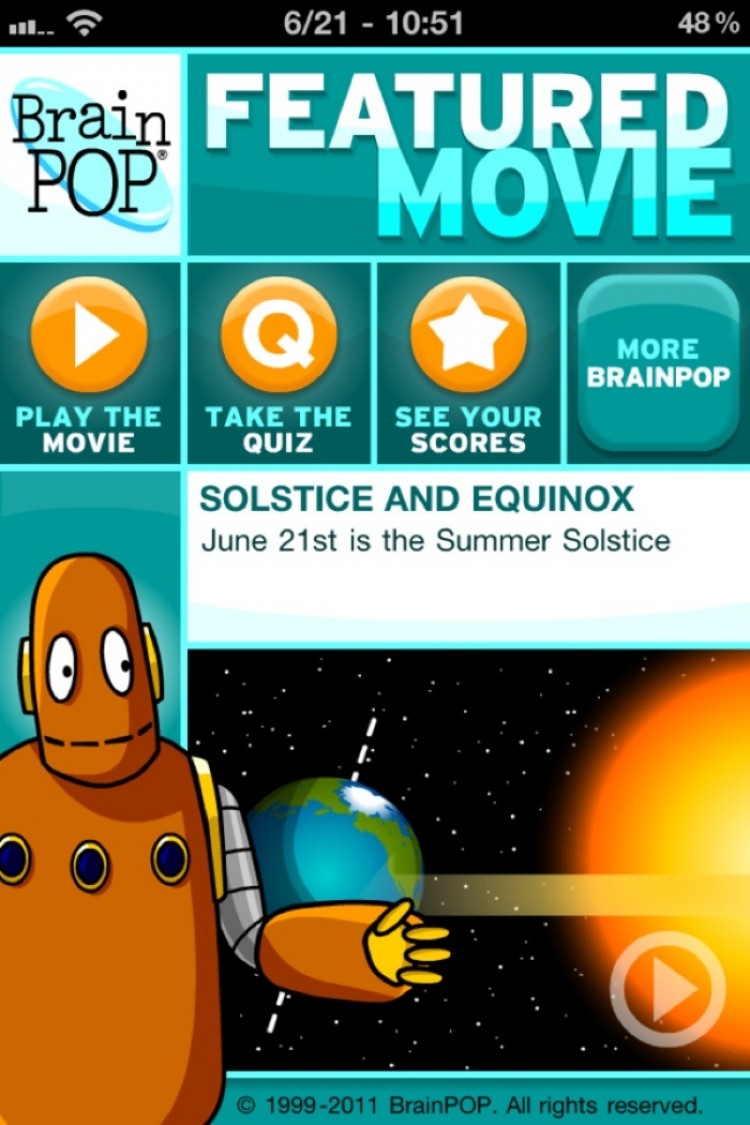 An app that provides daily five-minute educational videos for school-age children. (Tan Truong/The Epoch Times) An app that provides daily five-minute educational videos for school-age children. (Tan Truong/The Epoch Times)