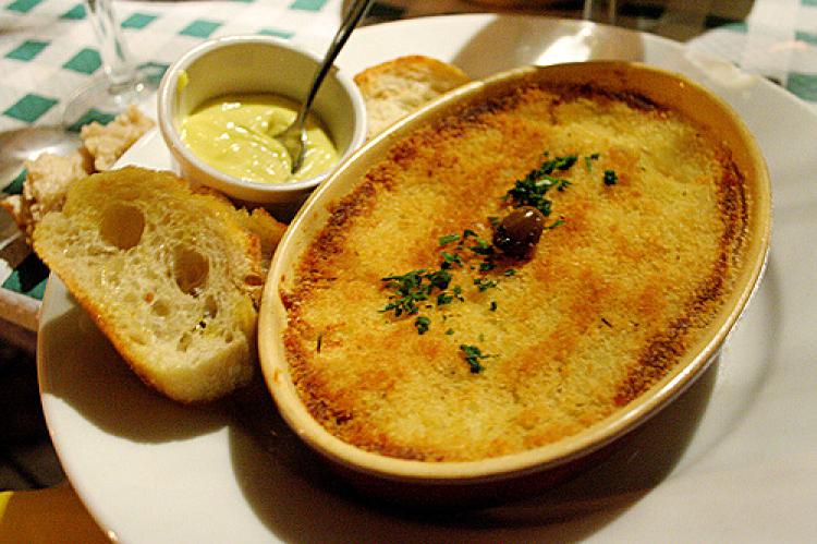 This brandade is au gratin (Courtesy of Chez Janou, Paris) This brandade is au gratin (Courtesy of Chez Janou, Paris)