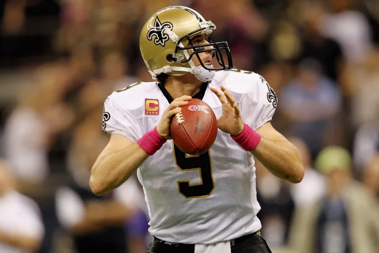 Saints quarterback Drew Brees in this file photo. (Jamie Squire/Getty Images)