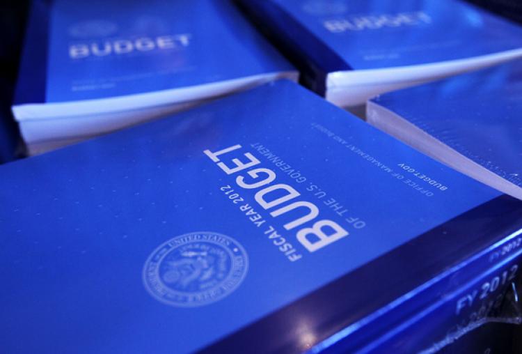 BUDGET 2012: Copies of the proposed federal budget of FY 2012 are seen at the Government Printing Office Feb. 14 in Washington. (Alex Wong/Getty Images) BUDGET 2012: Copies of the proposed federal budget of FY 2012 are seen at the Government Printing Office Feb. 14 in Washington. (Alex Wong/Getty Images)
