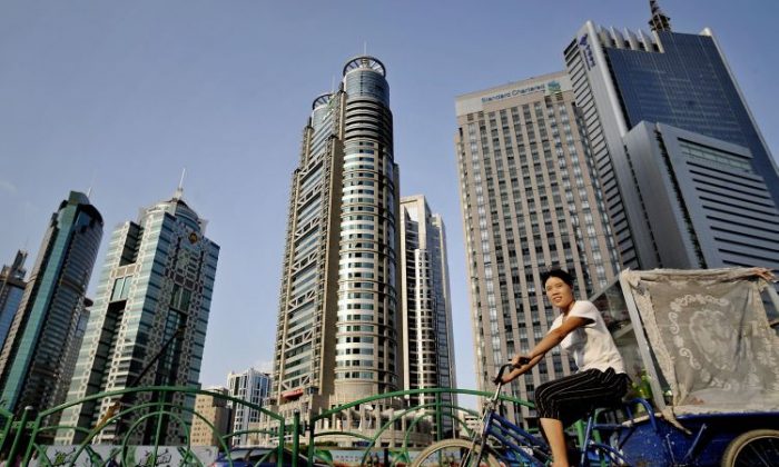 The skyline of Pudong, the financial district of Shanghai, China, in this undated photo. (Philippe Lopez/AFP/Getty Images)