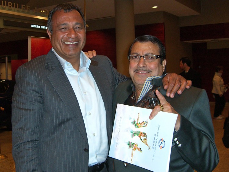 Nawaz Hirji (L) and Mohamed Jessa _CIMG2331 Nawaz Hirji (L) and Mohamed Jessa attend Shen Yun Performing Arts attend Shen Yun Performing Arts