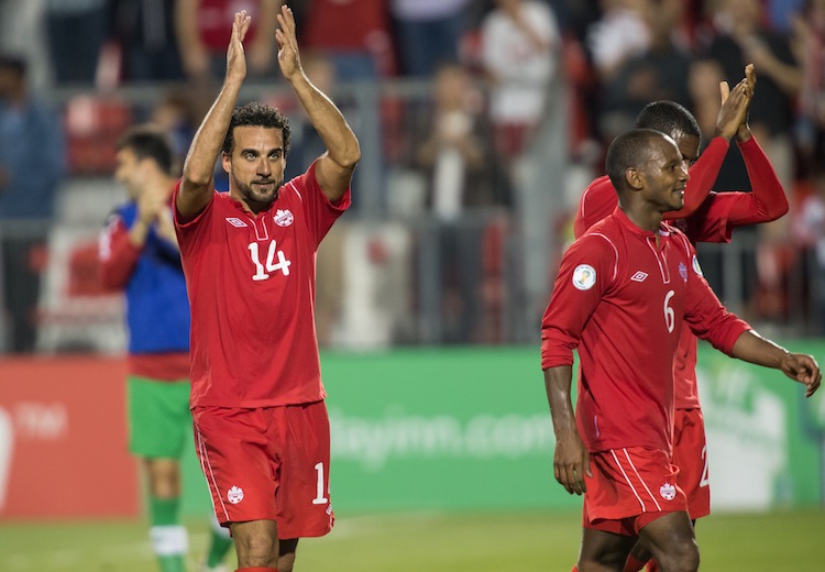 FBL - FIFA - WC - CAN - PAN Dwayne De Rosario and the Canadian men's national soccer team celebrated their win over Panama last Friday in Toronto. It was a different story Tuesday in Panama. (Geoff Robins/AFP/Getty Images)