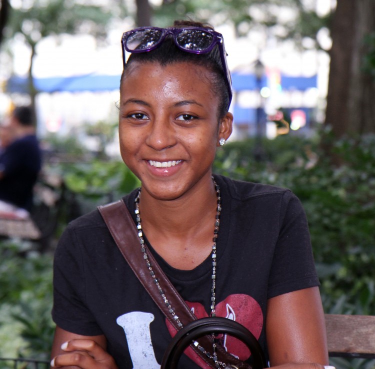 Charisma, 17, Manhattan, Student (Zack Stieber/The Epoch Times)