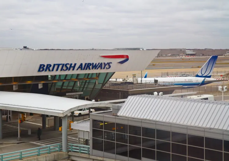 The British Airways terminal at JFK Airport in New York on Nov 22, 2011. (Benjamin Chasteen/The Epoch Times)