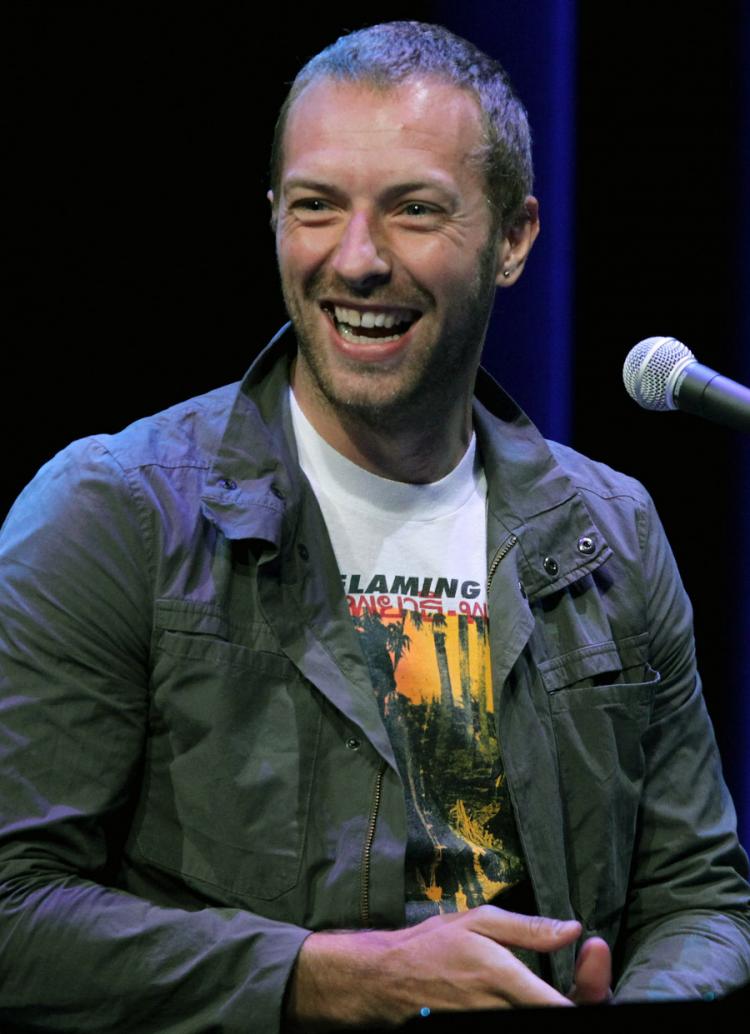 Chris Martin of Coldplay. (Justin Sullivan/Getty Images)