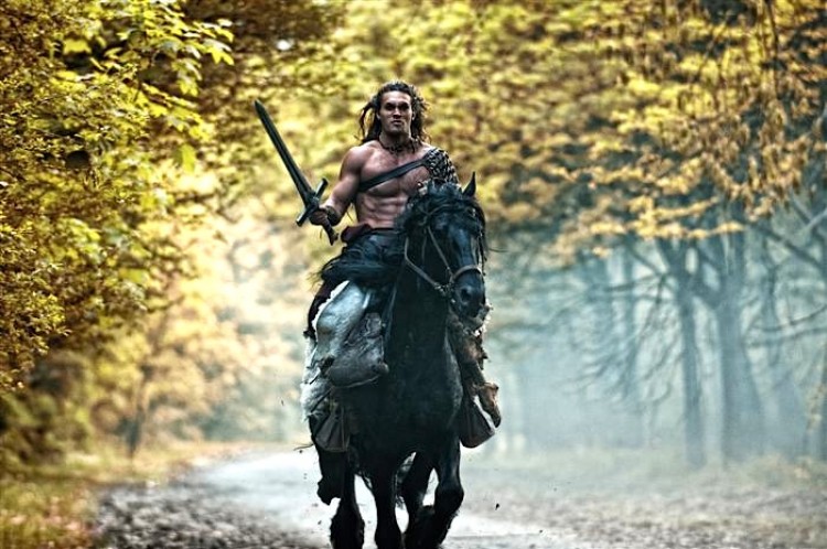 RIDING: Jason Momoa in a scene from the fantasy-adventure film 'Conan the Barbarian.' (Simon Varsano/Lionsgate Publicity) RIDING: Jason Momoa in a scene from the fantasy-adventure film 'Conan the Barbarian.' (Simon Varsano/Lionsgate Publicity)