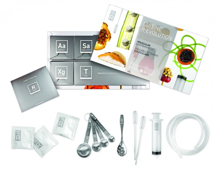 If you'd like to generate some chemistry with your love, just head to the kitchen with the Cuisine R-Evolution kit. (Courtesy of MOLECULE-R)