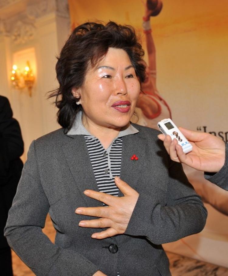 Hye-Ja Gimcheon, Deputy Commissioner of the Grand National Party (Zheng Renquan/The Epoch Times)