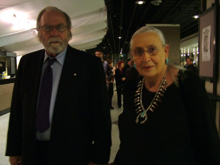 Professor and Mrs. Lipsey enjoy Shen Yun Performing Arts. (Chen Si/The Epoch Times)
