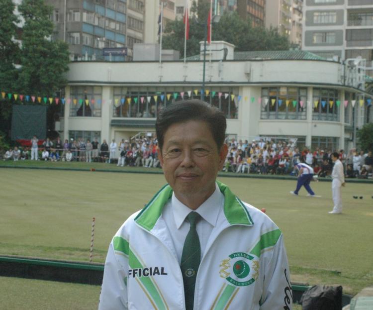 Hong Kong Lawn Bowls Association President Vincent Cheung