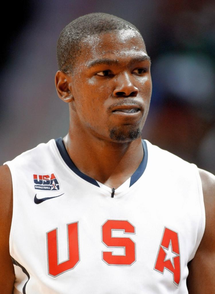 Kevin Durant #5 of the 2010 USA Basketball Men's National Team. (Ethan Miller/Getty Images) Kevin Durant #5 of the 2010 USA Basketball Men's National Team. (Ethan Miller/Getty Images)