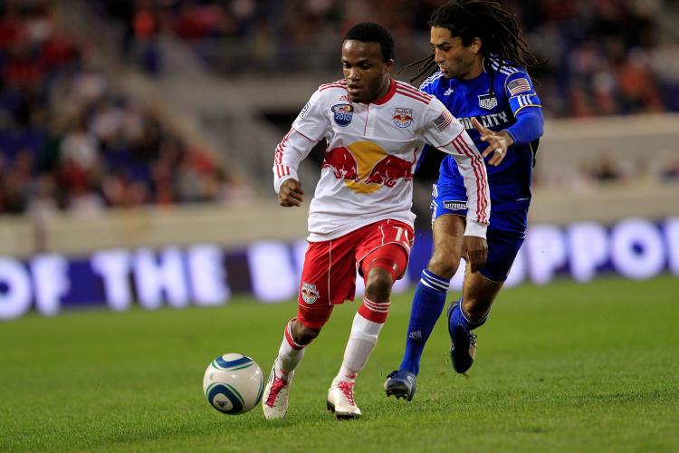New York's Dane Richards made the difference once again for the Red Bulls. (Chris Trotman/Getty Images) New York's Dane Richards made the difference once again for the Red Bulls. (Chris Trotman/Getty Images)