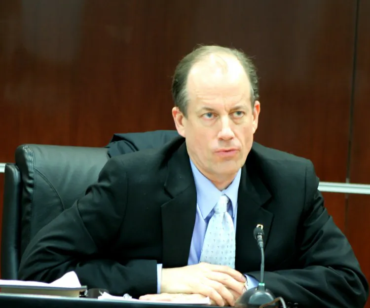 Thomas Drake, former senior executive at National Security Agency (NSA), described what it was like to be a whistle-blower about NSA’s program for monitoring telephonic and electronic communications. He spoke March 22 at the University of the District of Columbia (UDC). (Gary Feuerberg/The Epoch Times) 