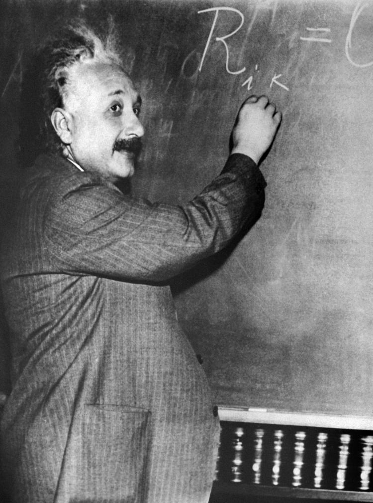 APPLICATION OF MATHEMATICS: Undated portrait of Albert Einstein (1879-1955) who was awarded the Nobel Prize for Physics in 1921. (AFP/Getty Images) APPLICATION OF MATHEMATICS: Undated portrait of Albert Einstein (1879-1955) who was awarded the Nobel Prize for Physics in 1921. (AFP/Getty Images)