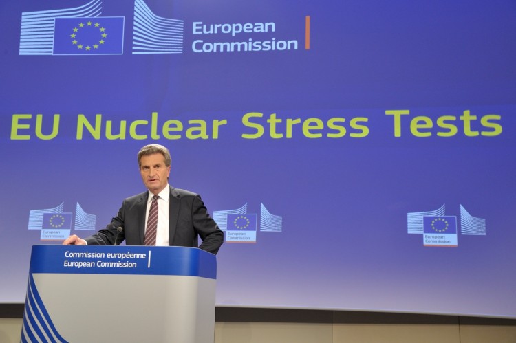Günther Oettinger, Member of the EC in charge of Energy on nuclear stress tests 