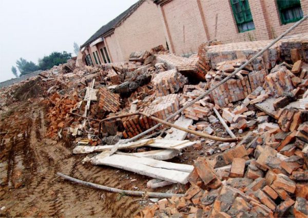 Church destroyed in China